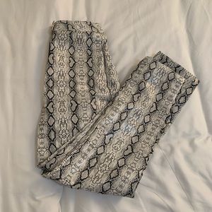 ‼️SOLD‼️ NEW PLT Snakeskin Faux Leather Pants